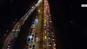 VIDEO „Tornada roșie” în Capitală. Traficul a devenit unul insuportabil